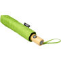 Bo 21” opvouwbare automatische gerecyclede PET paraplu - Lime