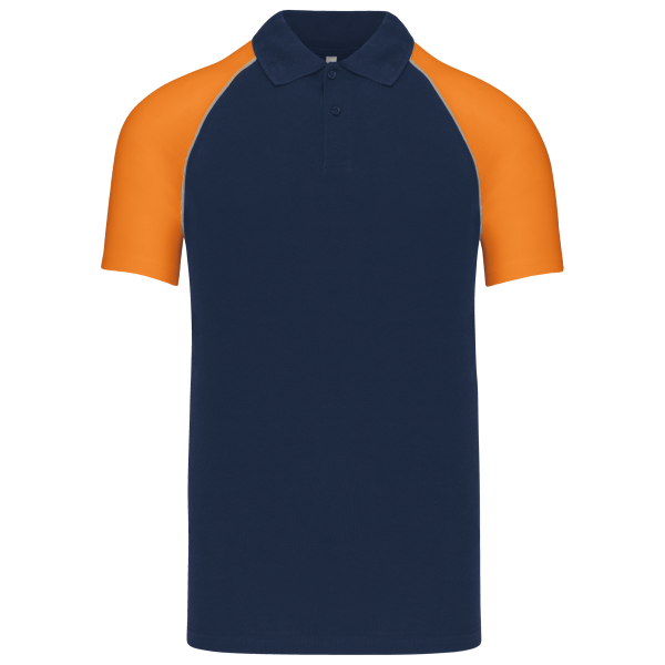 Polo baseball Navy / Orange L Polo baseball Navy / Orange L