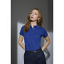 Poloshirt | stretch | dames - Koningsblauw, XS