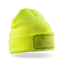 Bedrukbare muts in dubbel dubbel Thinsulate™ Yellow One Size