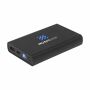 Powerbank RCS Recycled ABS 10000 oplader - zwart