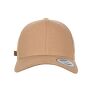 6-Panel Curved Metal Snap Cap croissant one size