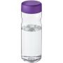 H2O Active® Eco Base 650 ml sportfles - Transparant/Paars