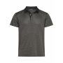 Virtue polo stripes heren zwart s