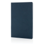 Salton A5 GRS gecertificeerd recycled papieren notitieboek, blauw