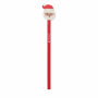 CLAUS - Kerstpotlood met gum - Rood