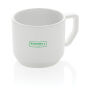 Keramische moderne mok 350 ml, wit, wit