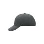 6 Panel Raver Cap dark-grey one size