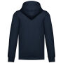 Gerecycled sweater met rits en capuchon uniseks Navy 5XL