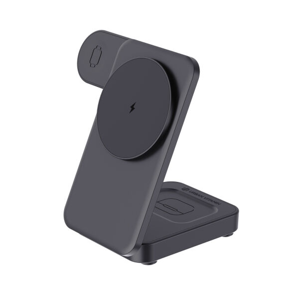 Urban Vitamin Arcadia RCS rplastic 15W 3-in-1 magn. oplader, zwart Urban Vitamin Arcadia RCS rplastic 15W 3-in-1 magn. oplader, zwart