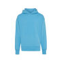 Iqoniq Yoho gerecycled katoen relaxed hoodie, tranquil blue (M)