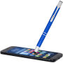 Moneta geanodiseerde aluminium stylus balpen (blauwe inkt) - Koningsblauw