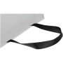Smartfold papieren tas van 210 g/m² met lintgrepen en een glanzende laminaatlaag - 24 x 10 x 24 cm - Zwart