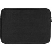Joey 14 inch GRS gerecyclede canvas laptophoes, 2 l - Zwart