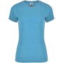 Fox damesshirt met korte mouwen - Heather Turquoise - S