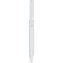Blanca balpen van gerecycled aluminium (zwarte inkt) - Wit