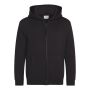 KIDS ZOODIE, JET BLACK, 3/4 - XS, JUST HOODS