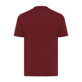 Iqoniq Sierra lichtgewicht gerecycled katoen t-shirt, bordeauxrood (M)