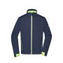 Men's Sports Softshell Jacket navy/bright-yellow M