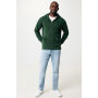 IQONIQ Abisko gerecycled katoen hoodie met rits, forest green (S)