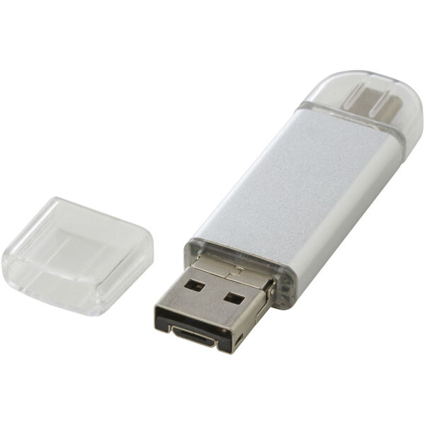 OTG aluminium USB Type-C - Silver - 4GB