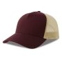 RAPPER COTTON-S, BURGUNDY/STONE, One size, ATLANTIS HEADWEAR