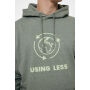 IQONIQ Torres gerecycled katoen hoodie ongeverfd, heather green (XXL)
