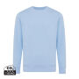 IQONIQ Etosha lichtgewicht gerecycled katoen sweater, sky blue (S)