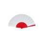 Waaier plastic &amp; polyester - Rood