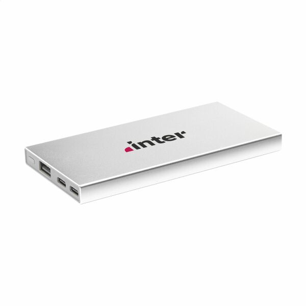 Tecco GRS Recycled Alu Powerbank 5000 Ladegerät - silber Tecco GRS Recycled Alu Powerbank 5000 Ladegerät - silber