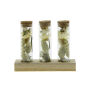 Dried Flowers - Trio tube & wood, Multicolor