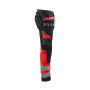 High Vis werkbroek met stretch en gereedschapszakken