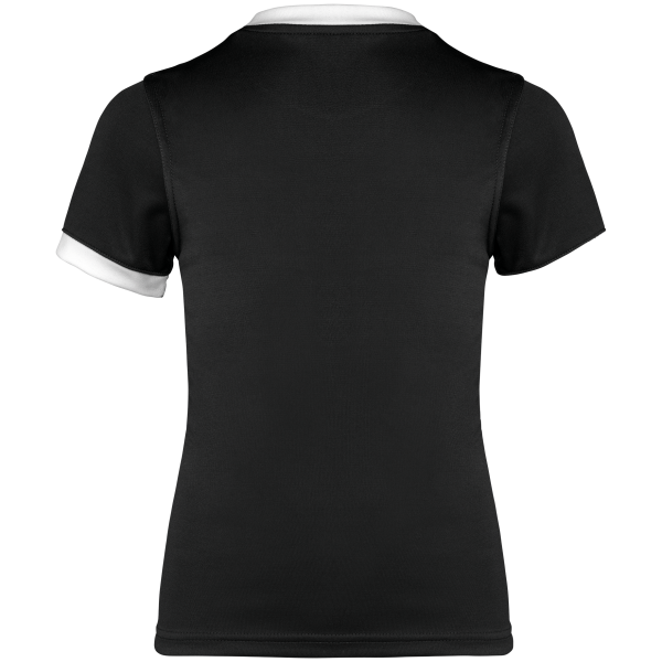 Kinder rugbyshirt met korte mouwen Black 4/6 jaar Kinder rugbyshirt met korte mouwen Black 4/6 jaar