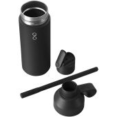 Ocean Bottle GO 500 ml vacuüm geïsoleerde waterfles - Obsidian Black