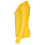 Cottover Gots T-shirt Long Sleeve Lady yellow XS