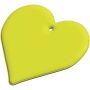 RFX™ H-16 hartvormige lichtgewicht reflecterende PVC hanger - Neongeel