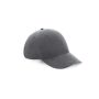 RECYCLED PRO-STYLE CAP, GRAPHITE GREY, One size, BEECHFIELD