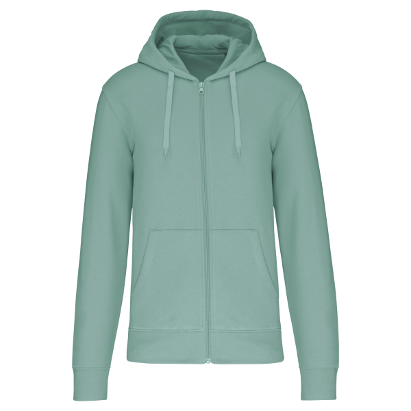 Ecologische herensweater met capuchon en ritssluiting Sage XL Ecologische herensweater met capuchon en ritssluiting Sage XL