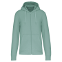 Ecologische herensweater met capuchon en ritssluiting Sage XL
