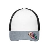 white/grey melange/black