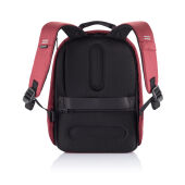 Bobby Hero Small, anti-diefstal rugzak, rood, zwart