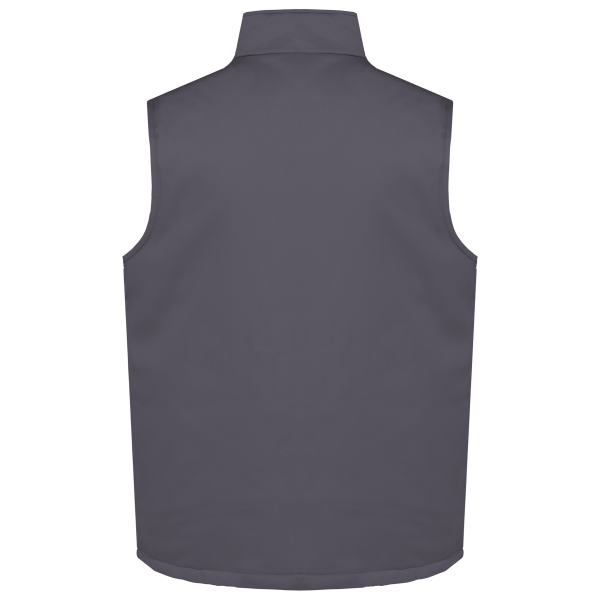 Gewatteerde uniseks bodywarmer van polykatoen multizakken Convoy Grey XS Gewatteerde uniseks bodywarmer van polykatoen multizakken Convoy Grey XS