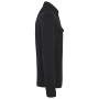 Ecologisch verwassen herenoverhemd in geborsteld fleece Washed black S