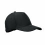WALE - 5 panelen corduroy baseballcap - Zwart