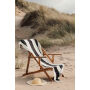 VINGA Valmer strand handdoek, zwart, beige