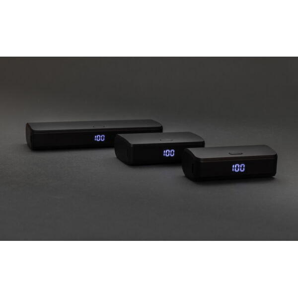 FlashCharge RCS rplastic 20000 mah powerbank met snelladen, zwart FlashCharge RCS rplastic 20000 mah powerbank met snelladen, zwart