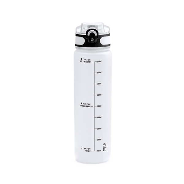 LEIMER Drinkfles tritan, 1 liter - wit LEIMER Drinkfles tritan, 1 liter - wit