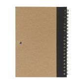 RecycleNote-L notitieboek - zwart