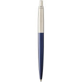 Parker Jotter balpen Bond Street (blauwe inkt) - Marineblauw/Zilver