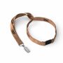 Kurk zeefdruk lanyard